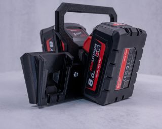 Rozšiřujeme sortiment držáků v sekci dílna!🔧 Nosič 6 baterií 🔋pro značky Milwaukee M18, DeWALT 18V a Parkside X20V Nosič...